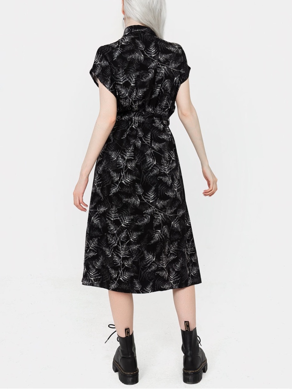 Disturbia bracken tie waist midi shirt dress - Picture 2 of 10